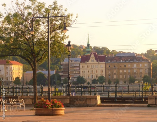 panorama of the town country