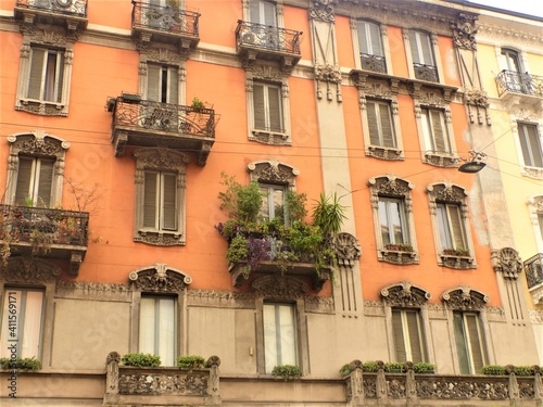 facade of the house