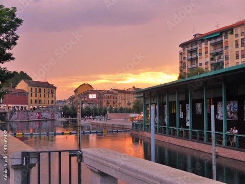 sunset lake