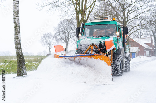 Tief "Tristan" sorgt für viel Schnee und Wind im Kreis Minden-Lübbecke. Foto: Andre Havergo