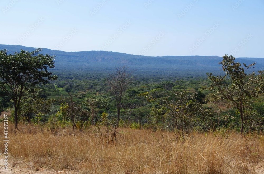 Landscape between Kigoma and Mpanda in Tanzania