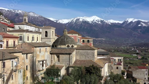 Alvito, medieval village in the province of Frosinone, Lazio Italy
Aerial view of the historic center of Alvito photo