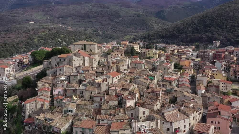 Moricone, Lazio - The historic center on the Sabina hills
Aerial view of the village in the metropolitan area of Rome, in the Sabina countryside. Shooting with drone. Moricone, Lazio - The historic center on the Sabina hills
Aerial view of the village in the metropolitan area of Rome, in the Sabina countryside. Shooting with drone.