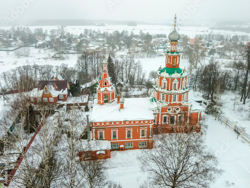 The Church of the Smolensk Icon of the Mother of God is an Orthodox church, a monument of Russian architecture of the late 17th century in the village of Sofrino, Pushkin District, Moscow Region