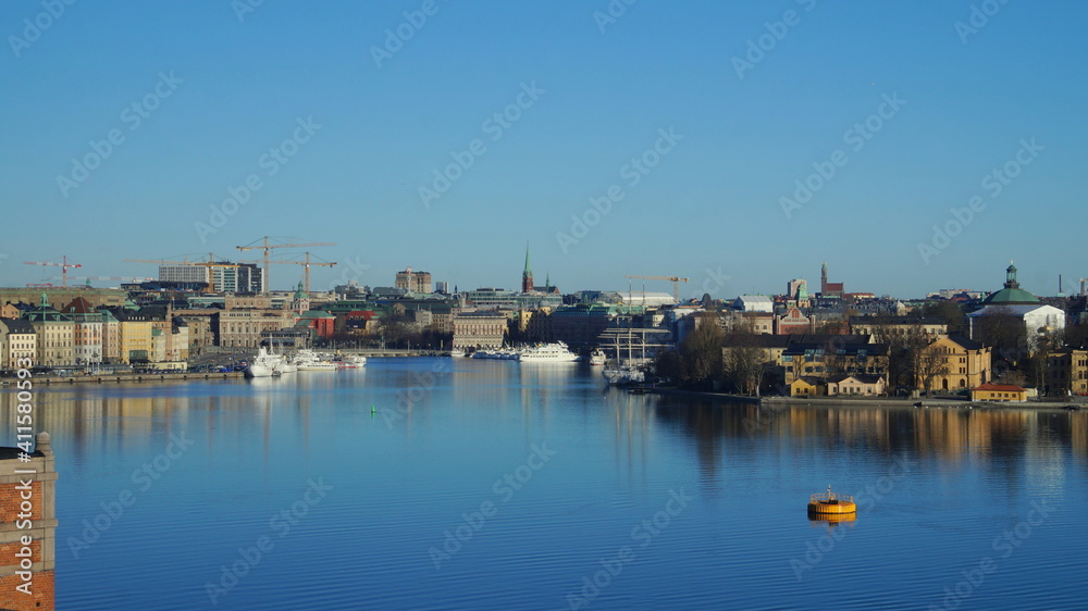 beautiful view of Stockholm