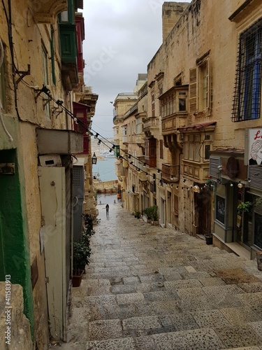 Dans les rues à Malte photo