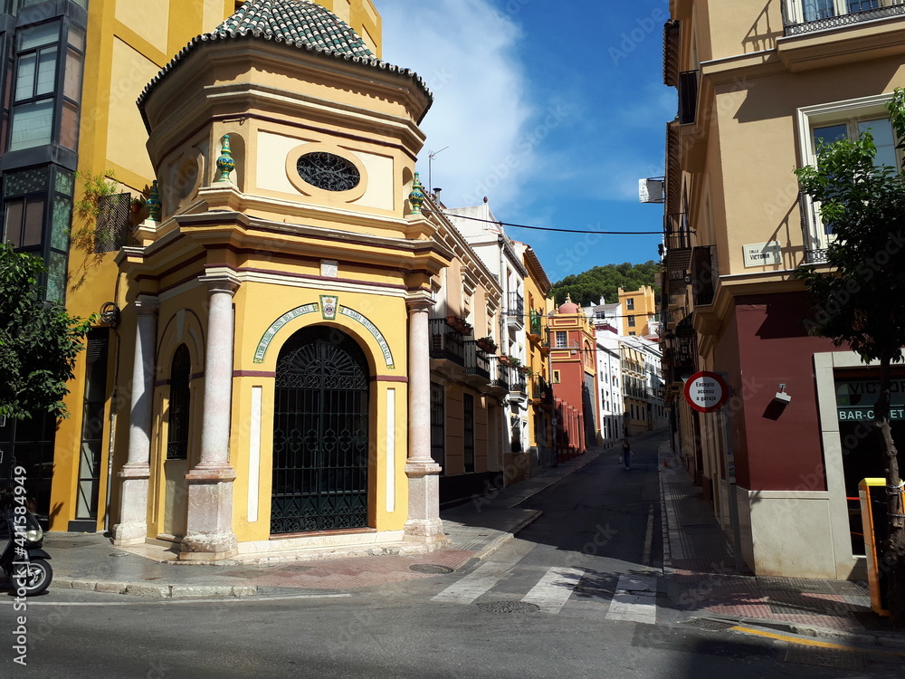 Fototapeta premium Bâtiment clair Malaga