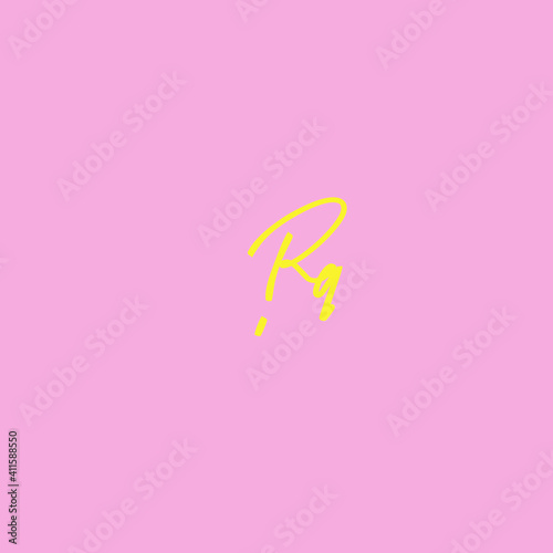 RA Initial Isolated Logo for Identity