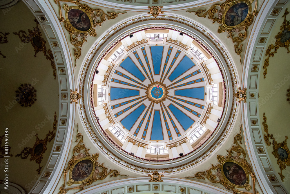 the dome of the cathedral 