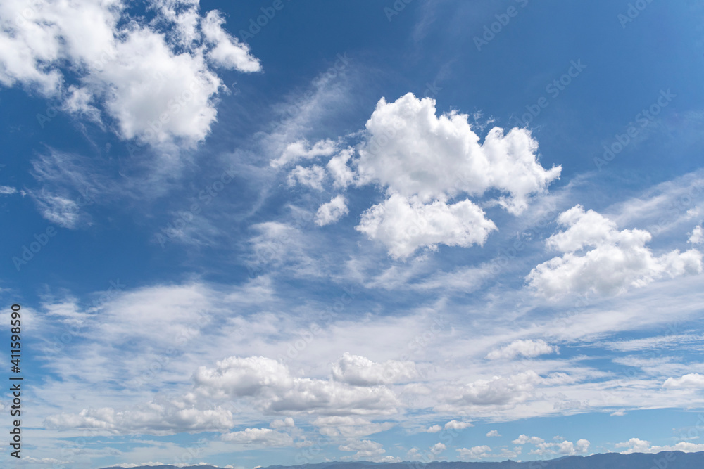 Fototapeta premium blue sky with clouds