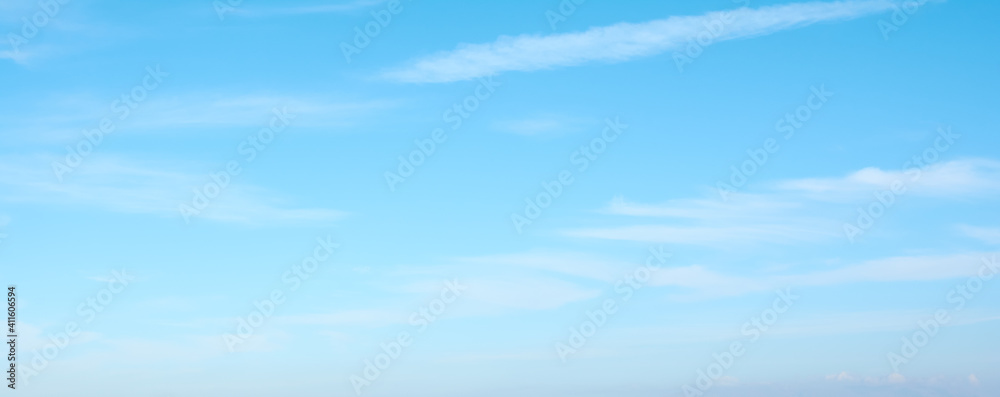 Beautiful blue sky and white clouds of various shapes with sunlight. Nature background Beautiful blue sky and white clouds of various shapes with sunlight. Nature background