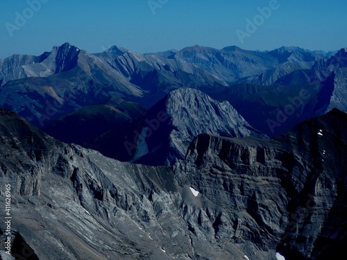 View at the summit of Mount Lougheed at Kananaskis, Alberta Canada OLYMPUS DIGITAL CAMERA