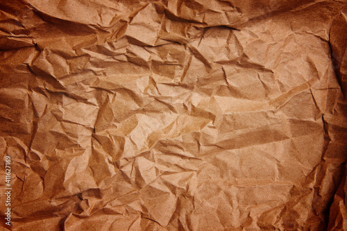 Crumpled antique paper grunge texture background
