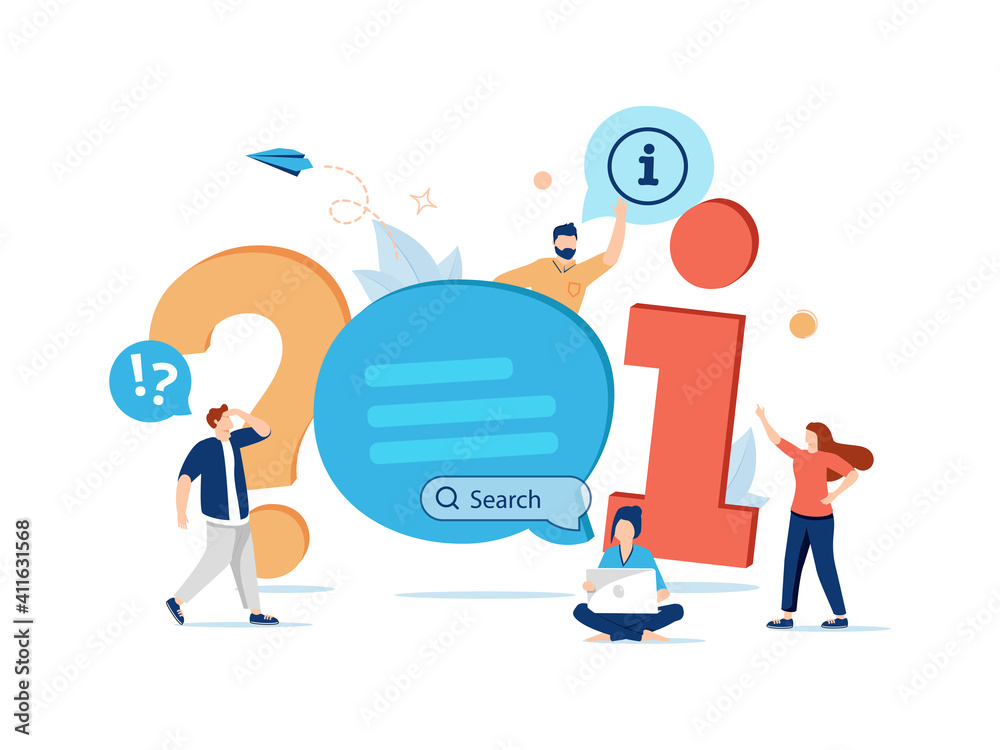 Men & women asking questions, discussing, searching for answers, ideas online and offline using laptop, phone, book next Men & women asking questions, discussing, searching for answers, ideas online and offline using laptop, phone, book next