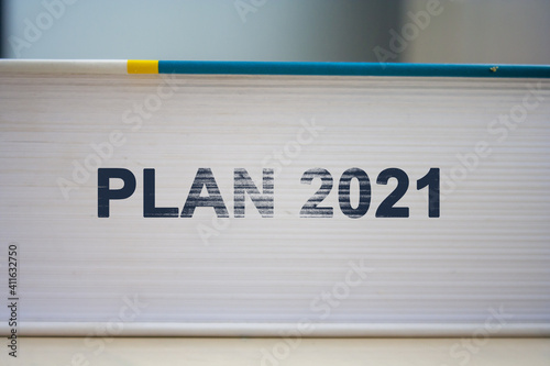 New Year 2021 plan. Time to chagne concept
