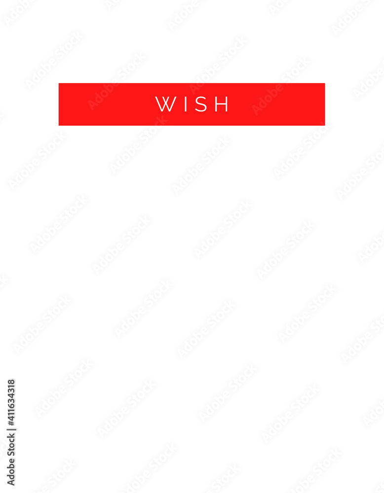 Red Wish Text Red Wish Text