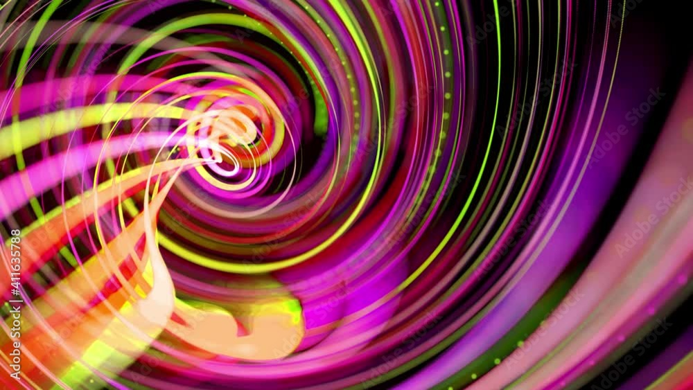 Light Process Background Light flow bg in 4k. Abstract looped background with light trails ...