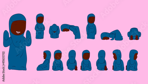 tutorial salah pray for girl or kids