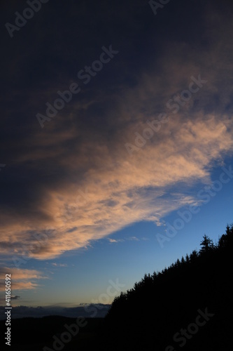 Wolken Abenddämmerung