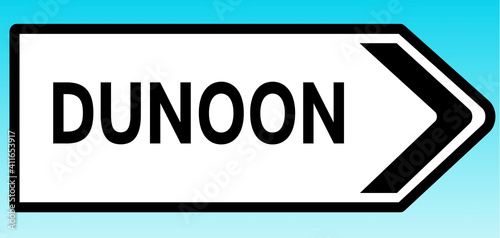 Dunoon Road sign photo