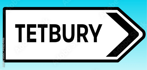 Tetbury Road sign photo