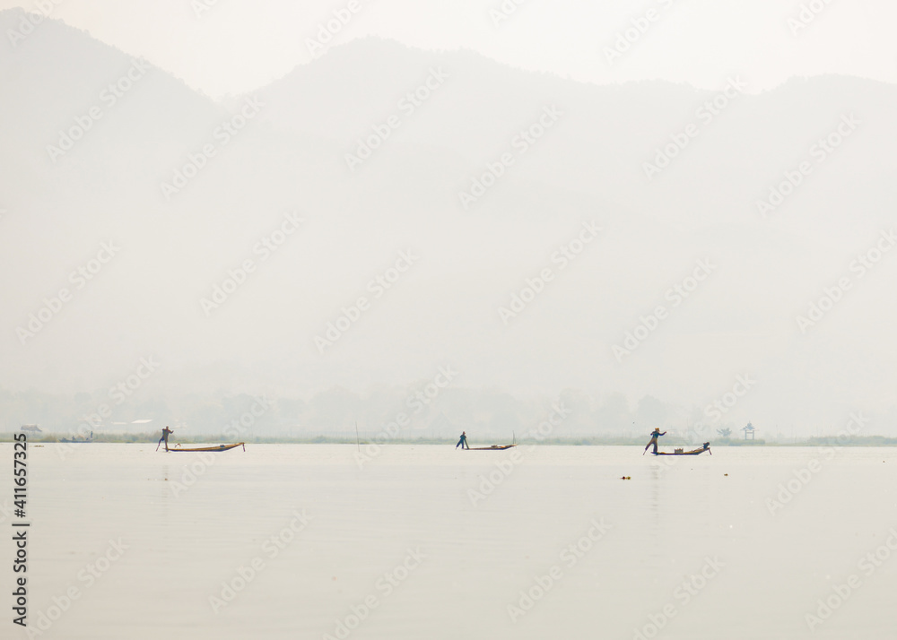 Fishing on Inle Lake Burma