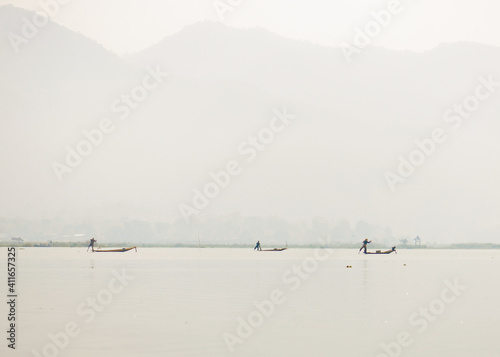 Fishing on Inle Lake Burma