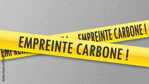 Logo empreinte carbone.