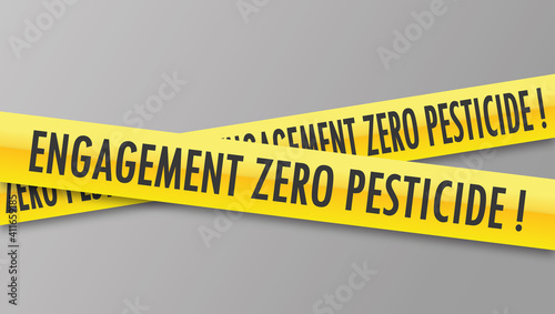 Logo engagement zéro pesticide.