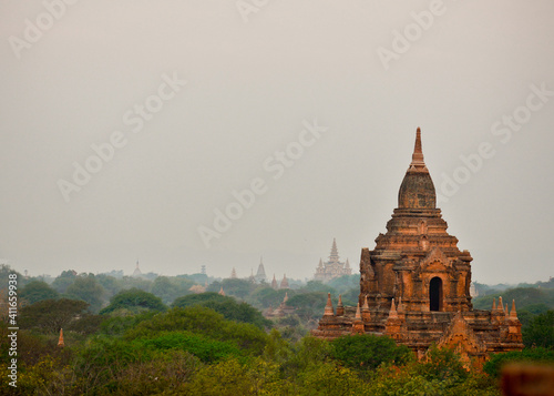Old Bagan at sunrise