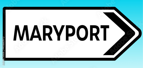 Maryport Road Sign photo