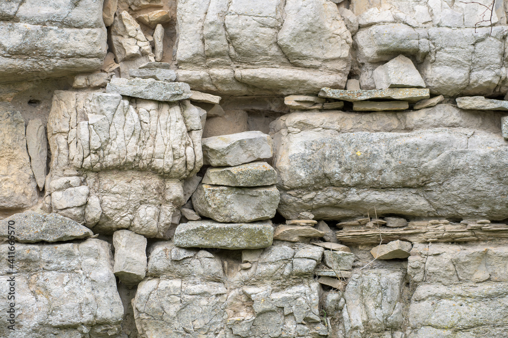 image of stone wall in rural environment image of stone wall in rural environment