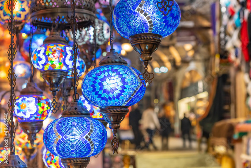 Canvas Print Shopping in the Grand Bazar