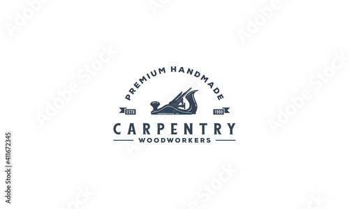 carpentry logo on white background