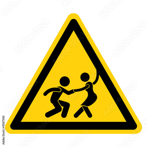 Dance Area Symbol Sign, Vector Illustration, Isolate On White Background Label. EPS10
