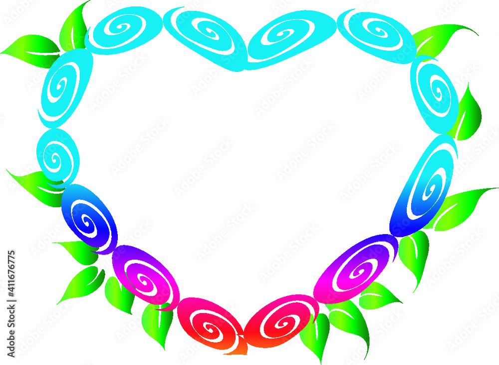 vector drawing rose heart shape border frame background design vector drawing rose heart shape border frame background design
