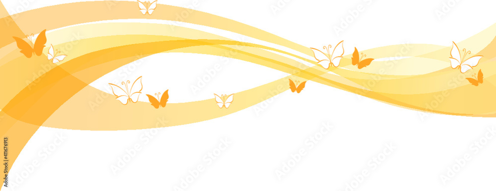 vector drawing butterfly line wind background design - obrazy, fototapety, plakaty 