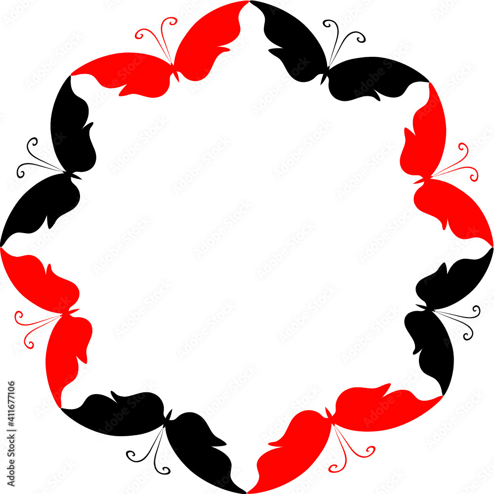 vector drawing butterfly border frame background design vector drawing butterfly border frame background design