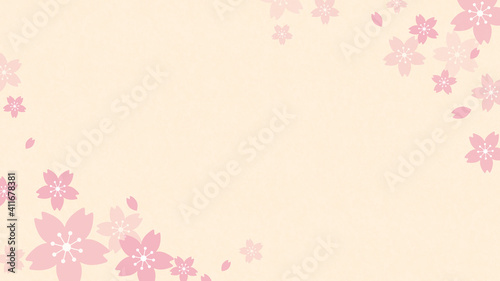 桜の花背景