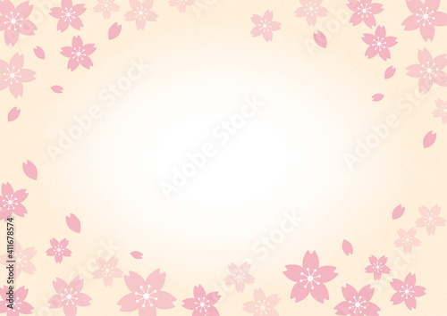 桜の花背景
