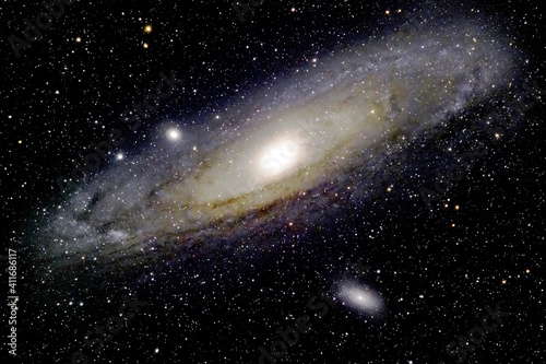 Andromeda galaxy M31, Telescope = Esprit 80ED, camera = sony a7r3