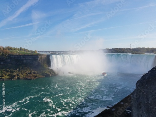 Beautiful Niagara Falls and Ships