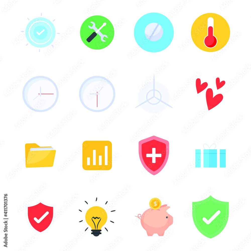 Pack of Health and Insurance Flat Vectors
Pack of Health and Insurance Flat Vectors
