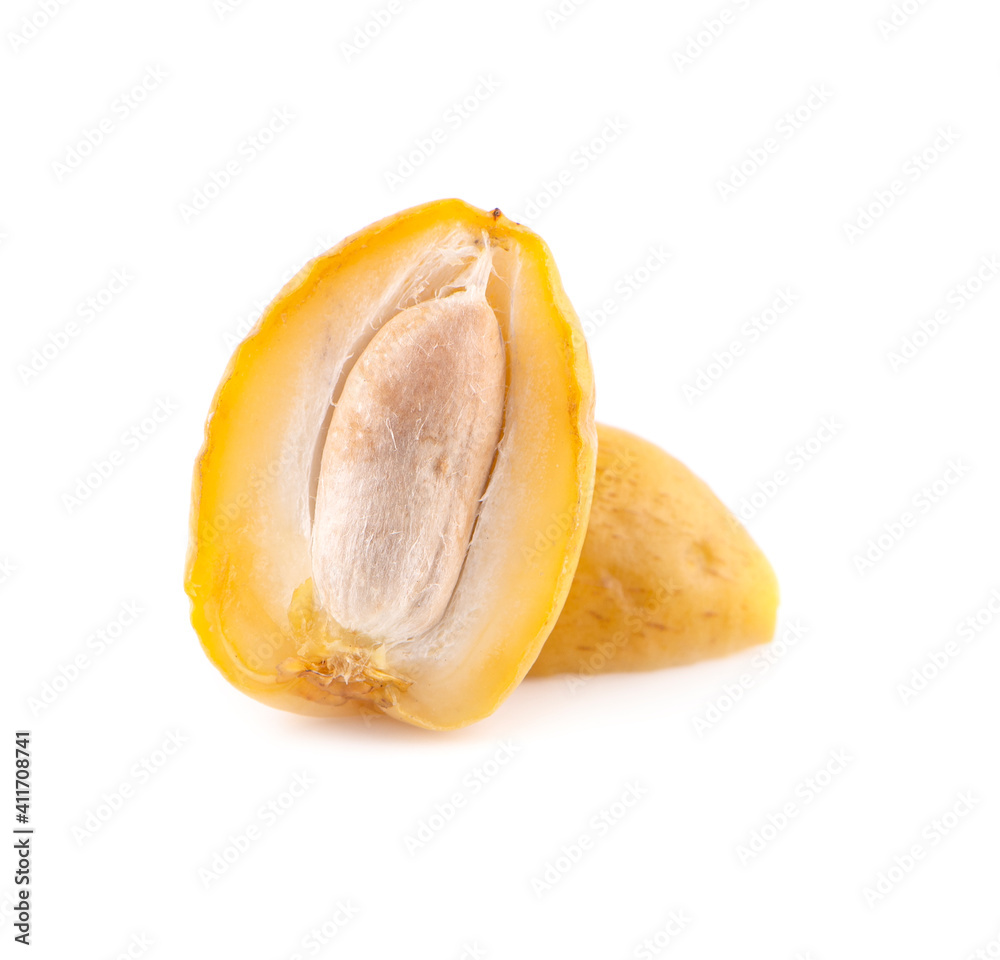 Date fruit an isolated on white background.