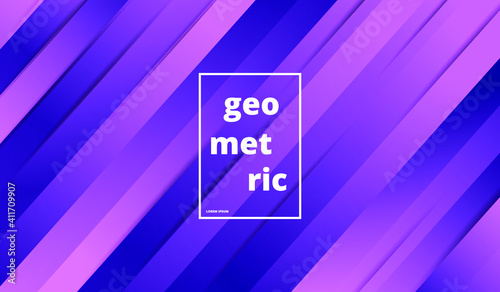 Minimal geometric background with gradient colors. Vector illustration