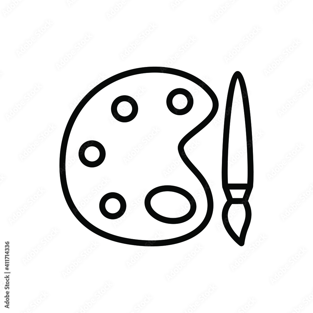 Drawing tools icon vector graphic illustration Drawing tools icon vector graphic illustration