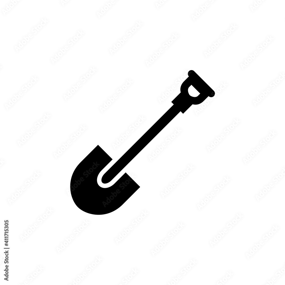 Shovel Icon Design Vector Template Illustration Shovel Icon Design Vector Template Illustration