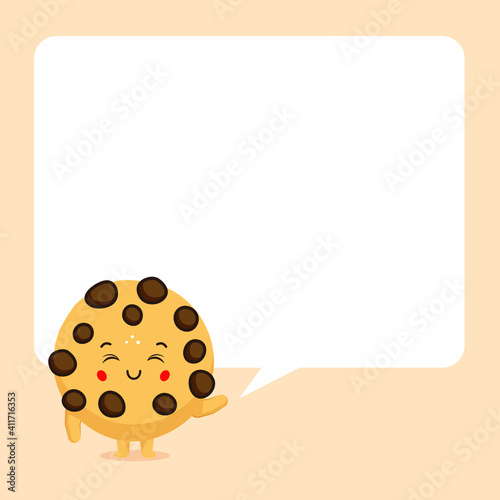 Cute Bisquit with Speech Bubbles