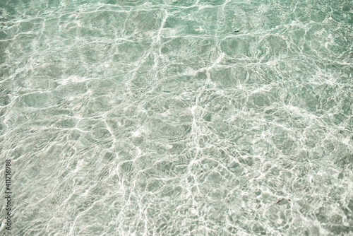 beautiful transparent beach / water