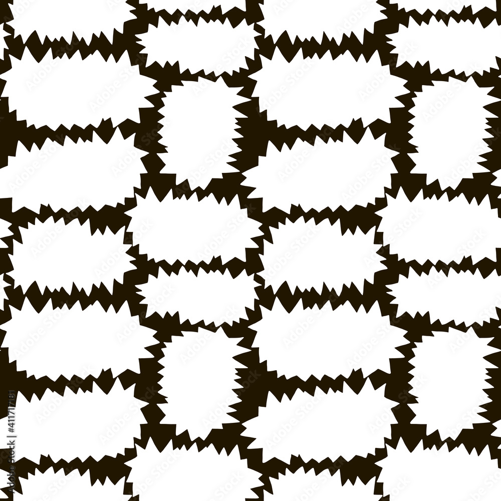 Obraz premium Seamless pattern with speech bubbles. A template with a space for the text. Vector background or texture for fabric, textiles, packaging paper, wallpaper